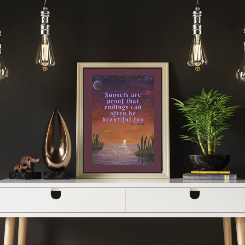 Printable Wall Art Beau Taplin quotes original artwork 18x24” digital